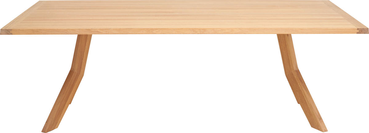 ESSTISCH in Holz 150-210/100/75 cm  - Eichefarben, Design, Holz (150-210/100/75cm) - TEAM 7