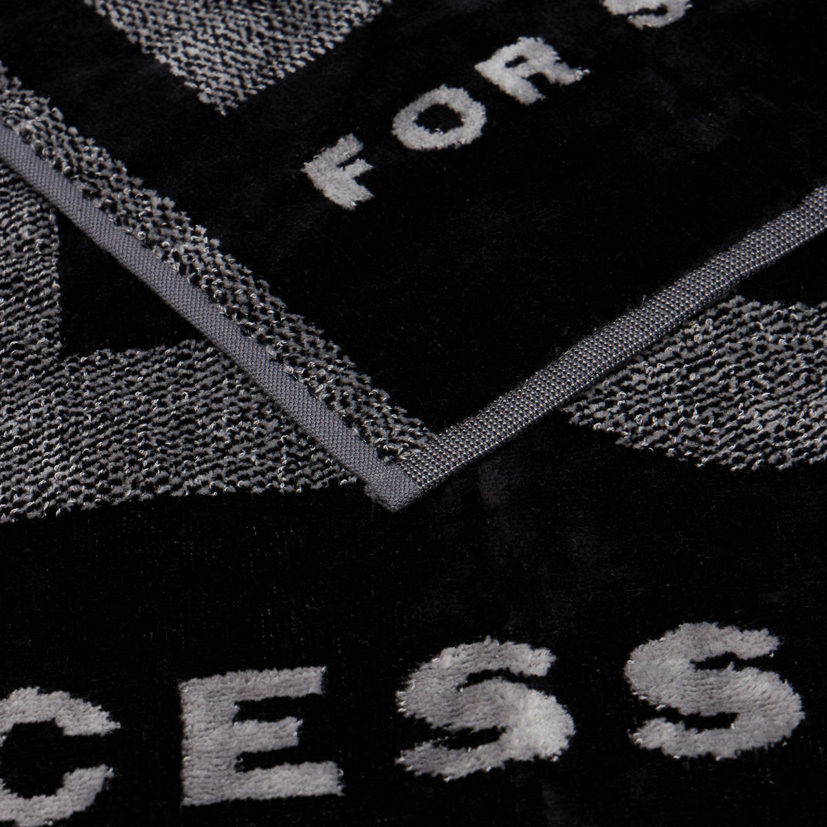 GÄSTETUCH SMILE Schwarz 40/60 cm  - Schwarz, Basics, Textil (40/60cm) - Diesel