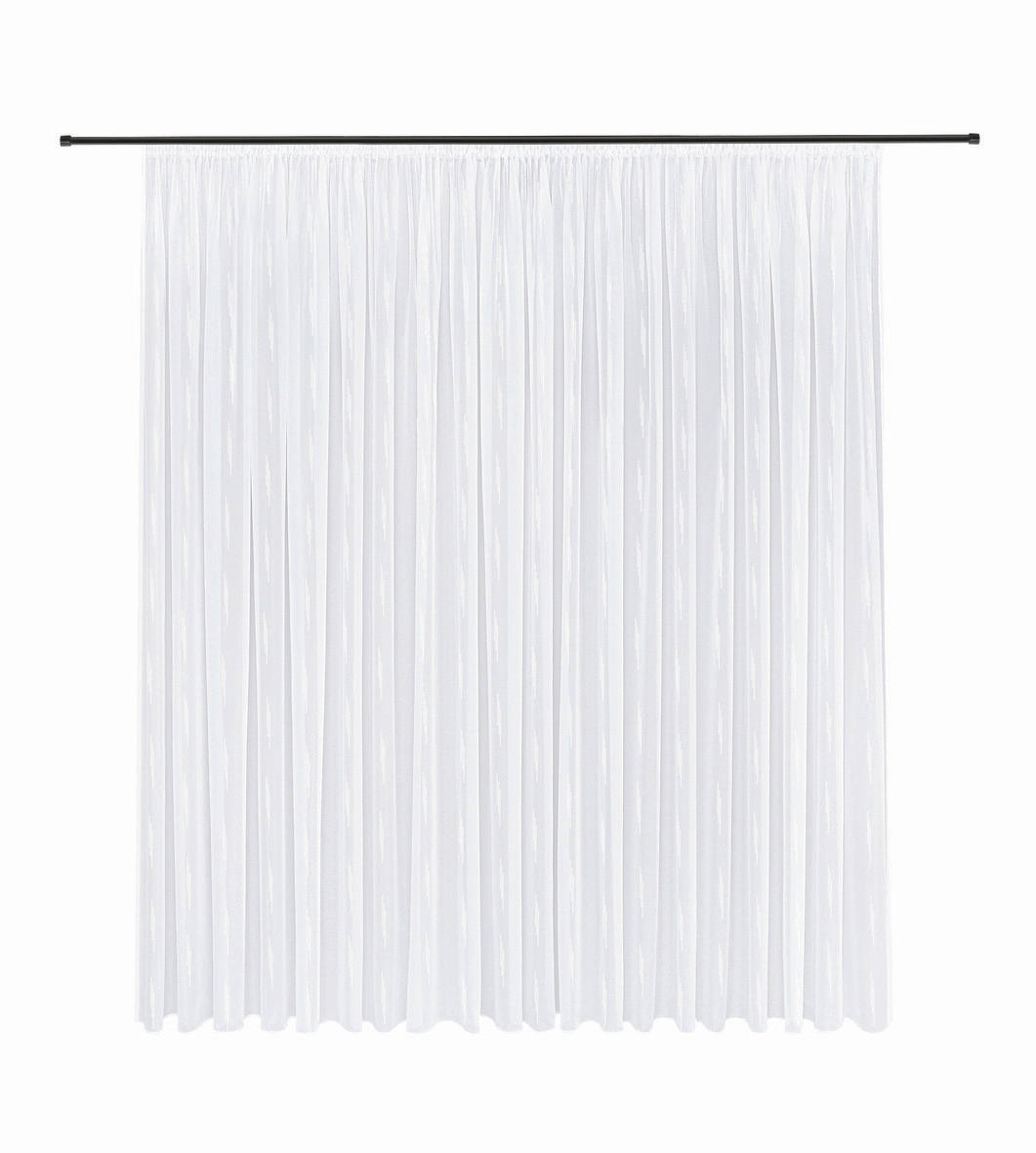 FERTIGSTORE  transparent  450/245 cm   - Beige, Basics, Textil (450/245cm)