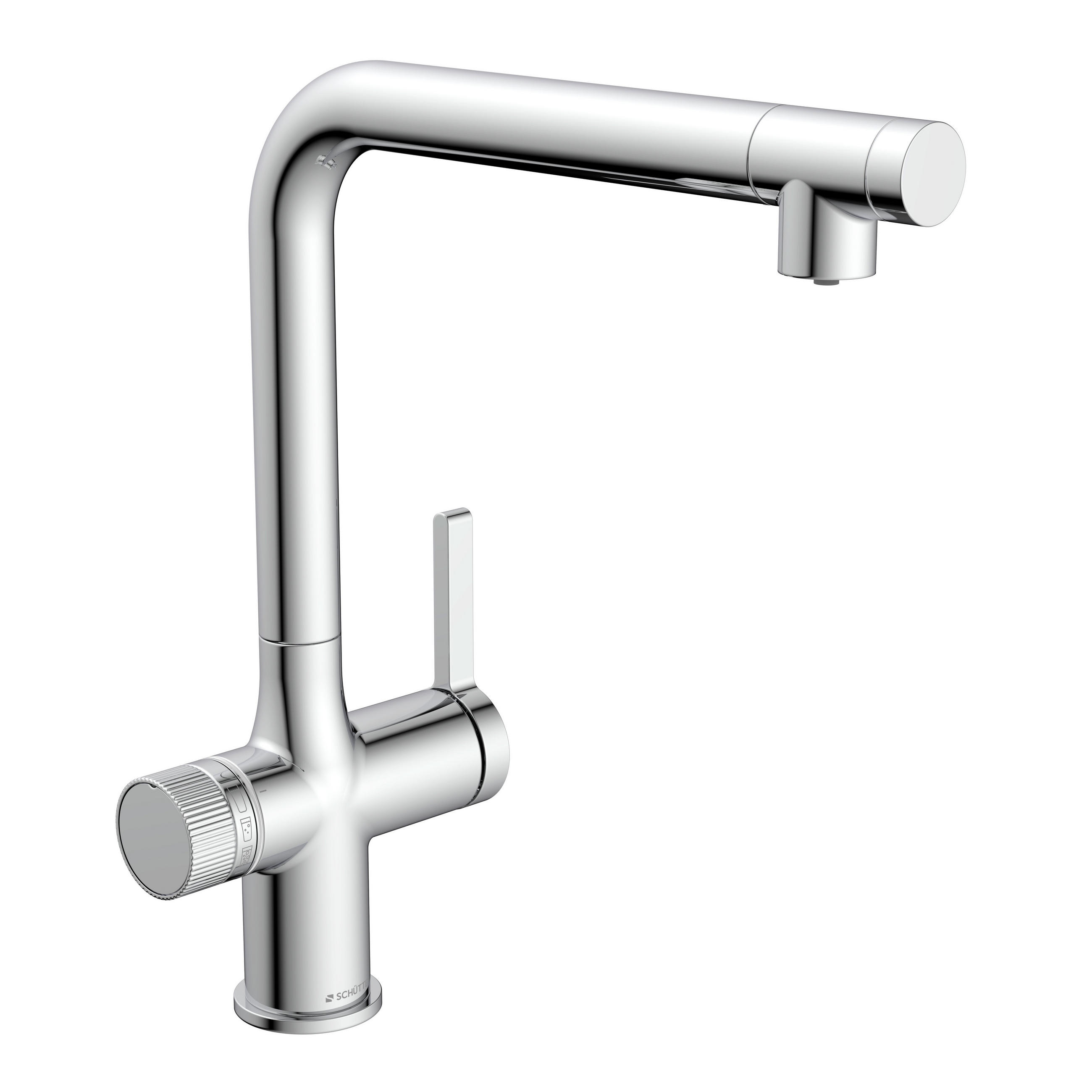 KÜCHENARMATUR - Chromfarben, Basics, Metall (14,5/33,5/29cm) - Schütte