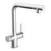 KÜCHENARMATUR - Chromfarben, Basics, Metall (14,5/33,5/29cm) - Schütte