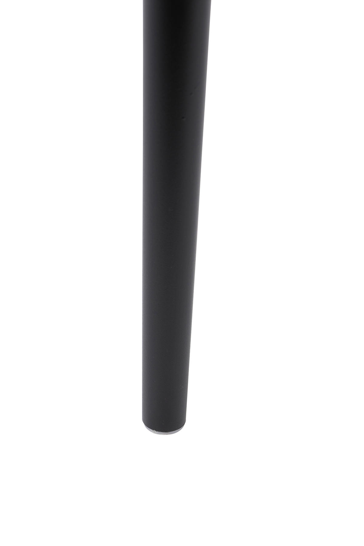 STUHL Schwarz  - Schwarz, KONVENTIONELL, Kunststoff/Metall (57/81/53,5cm) - Livetastic