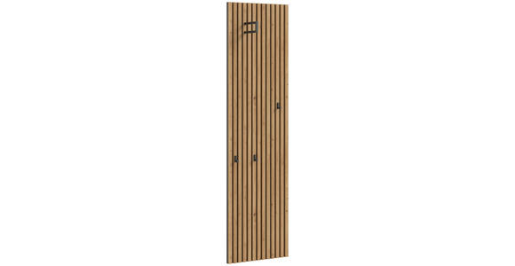 GARDEROBENPANEEL in 51/192/22 cm - Eiche Artisan, Design, Holzwerkstoff (51/192/22cm) - Xora