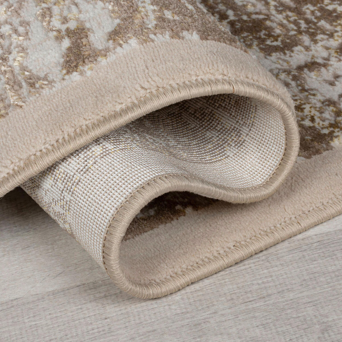 TKANÝ KOBEREC, 80/150 cm, šampaňská - šampaňská, Basics, textil (80/150cm)