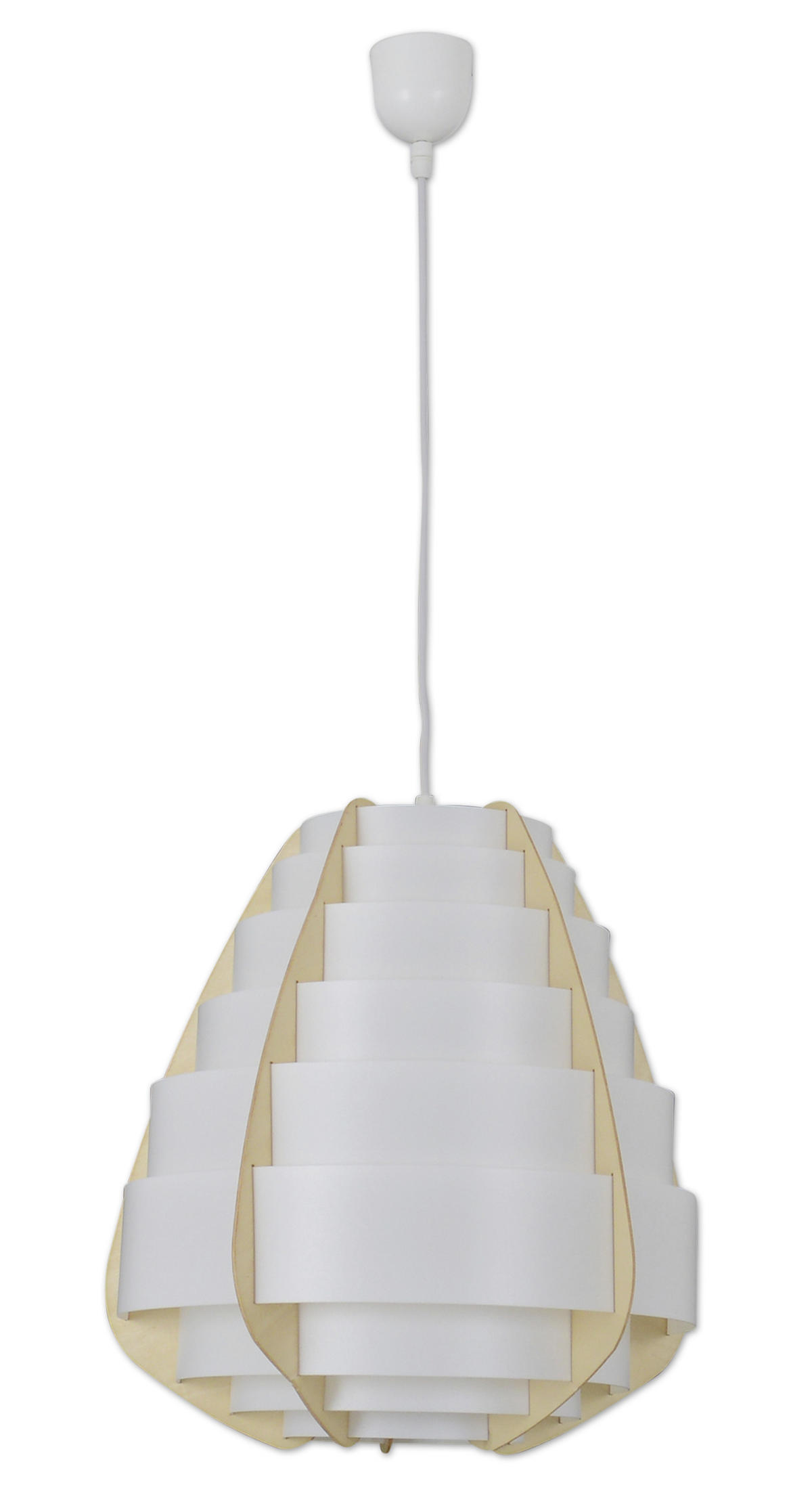 HÄNGELEUCHTE 37/36 cm   - Beige, Design, Holz/Kunststoff (37/36cm) - Näve