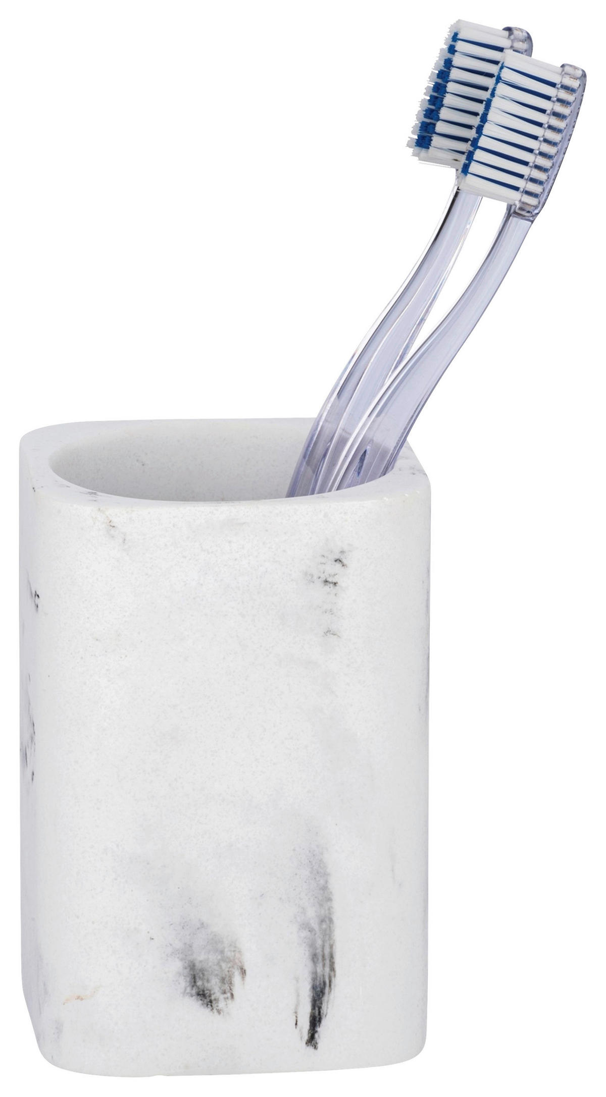 FOGKEFETARTÓ POHÁR műanyag  - fehér/szürke, Konventionell, műanyag (8,5/11/8,5cm) - Wenko