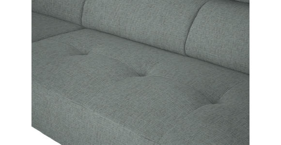 ECKSOFA in Chenille Silberfarben  205/280 cm  - Silberfarben/Schwarz, Design, Textil/Metall (205/280cm) - Xora