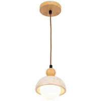 HÄNGELEUCHTE 15/120 cm  - Beige, Design, Glas/Stein (15/120cm) - Collet's Monde