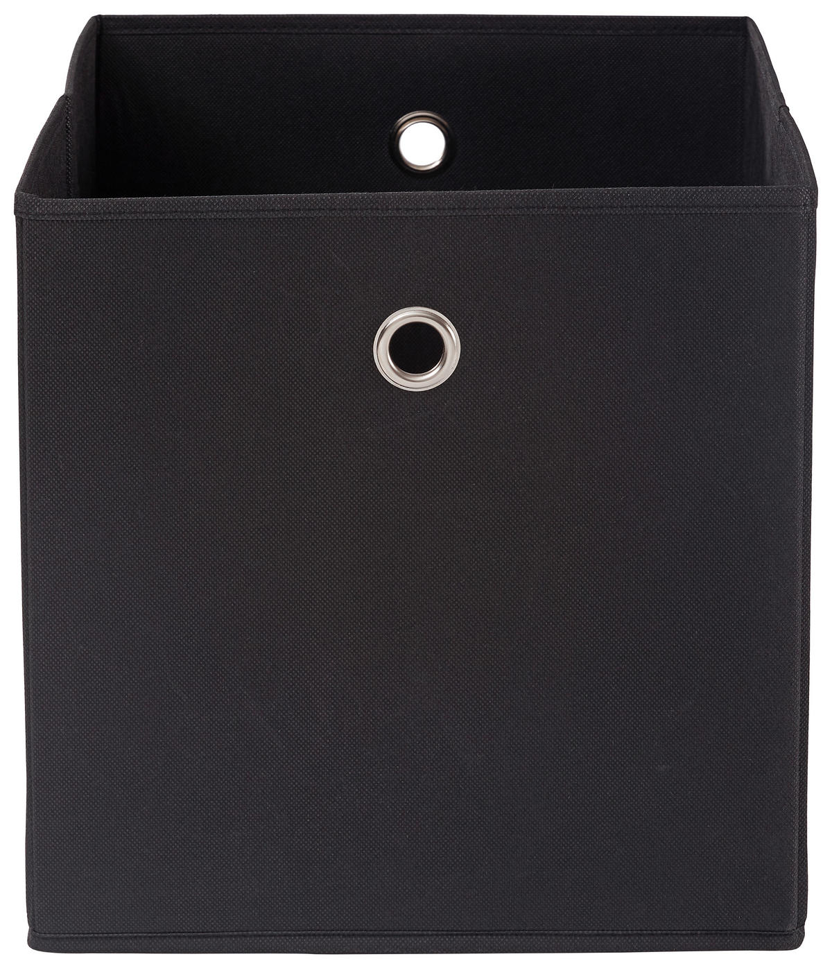 FALTBOX 3er Set - Silberfarben/Schwarz, Design, Karton/Textil (32/32/32cm) - Carryhome