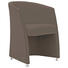 SESSEL Echtleder Braun - Alufarben/Braun, Design, Leder/Metall (65/81/61cm) - ROLF BENZ