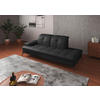RÉCAMIERE Schwarz Echtleder  - Schwarz, KONVENTIONELL, Leder/Metall (231/90/122cm) - Sit & More