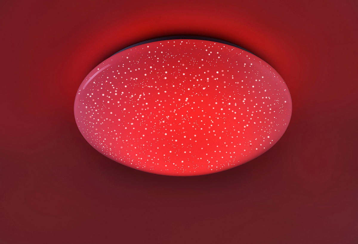 LED-DECKENLEUCHTE 39/39/12 cm   - Weiß, Basics, Kunststoff (39/39/12cm)