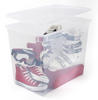 BOX MIT DECKEL  - Transparent, Basics, Kunststoff (55/37,5/43,5cm) - Rotho