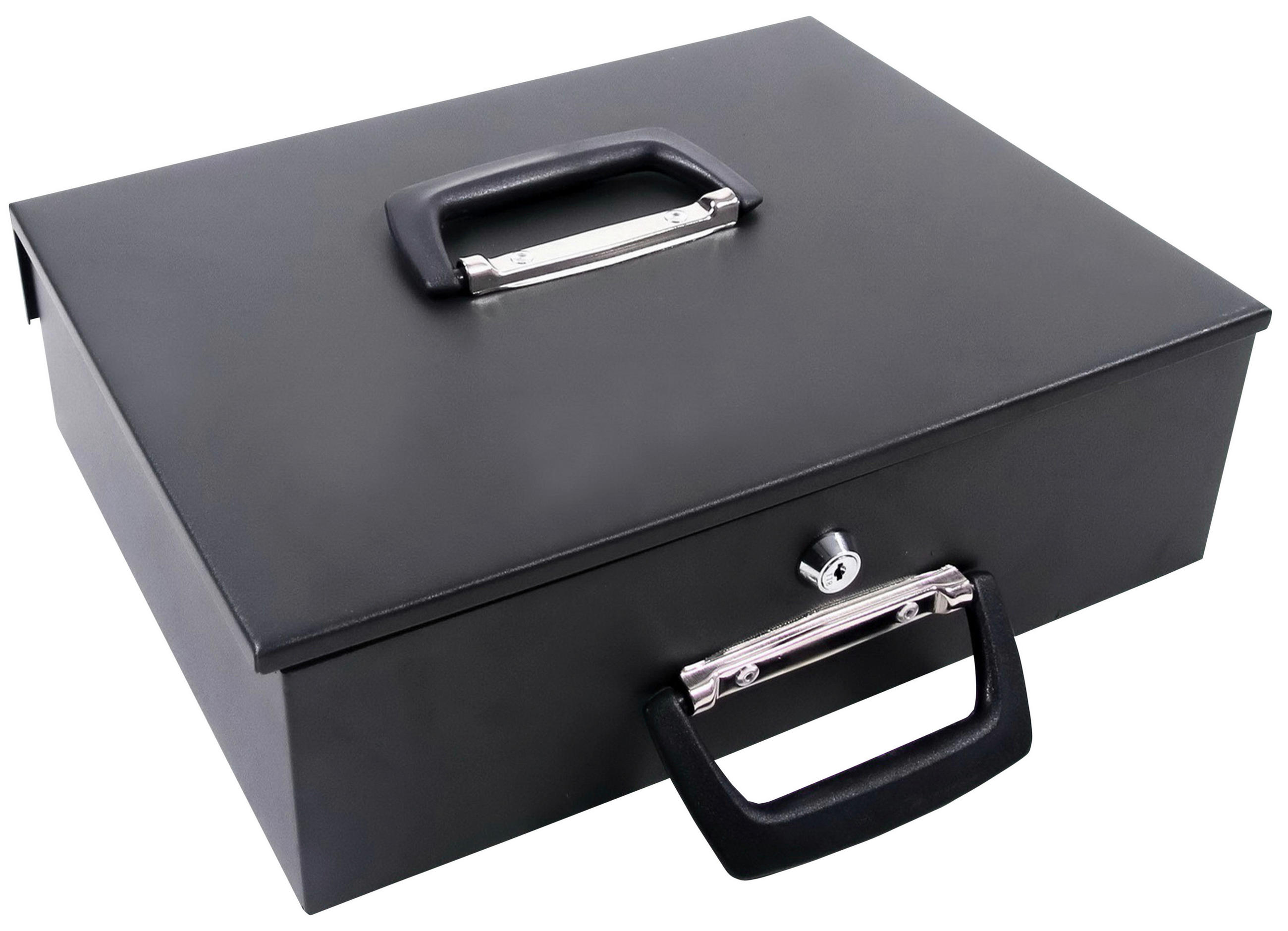 GELDKASSETTE - Schwarz, Basics, Metall (35,5/10,5/27,5cm) - MID.YOU