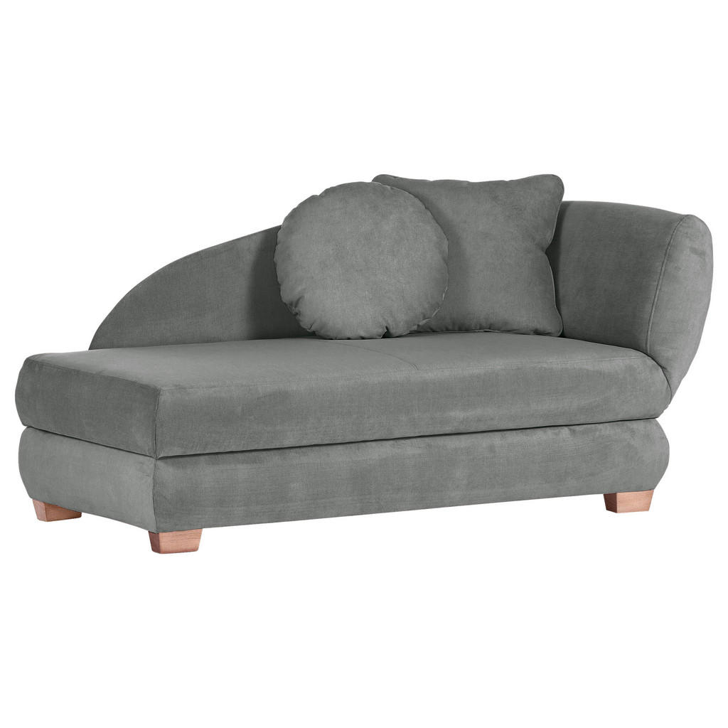 Thumbnail - Xora Récamiere, Grau, Textil, Eiche, massiv, Füllung: Polyester, 176x85x88 cm, Stoffauswahl, Liegefunktion, Schlafen auf...
