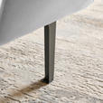 ECKSOFA in Chenille Greige  167/311 cm  - Greige/Schwarz, Design, Textil/Metall (167/311cm) - Xora