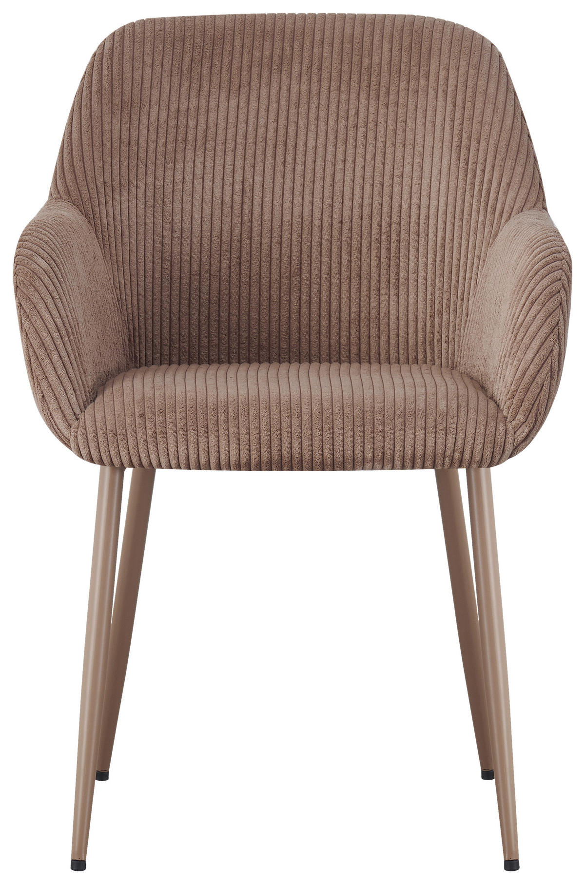 ŽIDLE S PODRUČKAMI, železo, manšestr, šedohnědá - šedohnědá, Design, kov/textil (57,5/84/61cm) - Xora