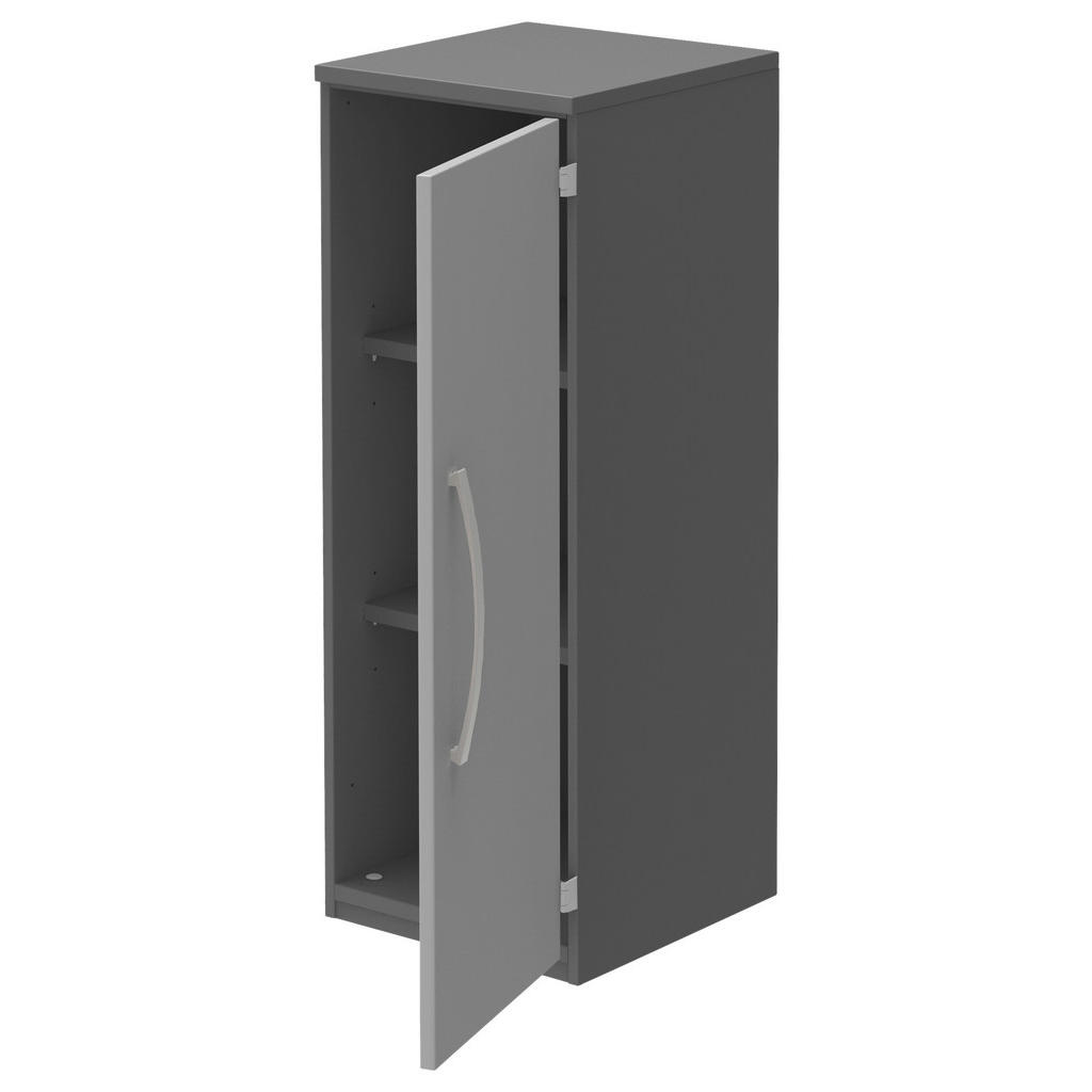 Thumbnail - Moderano Aktenschrank, Anthrazit, Hellgrau, Holzwerkstoff, 2 Fächer, 40x111.7x43 cm, Made in Germany, Arbeitszimmer, Akt...