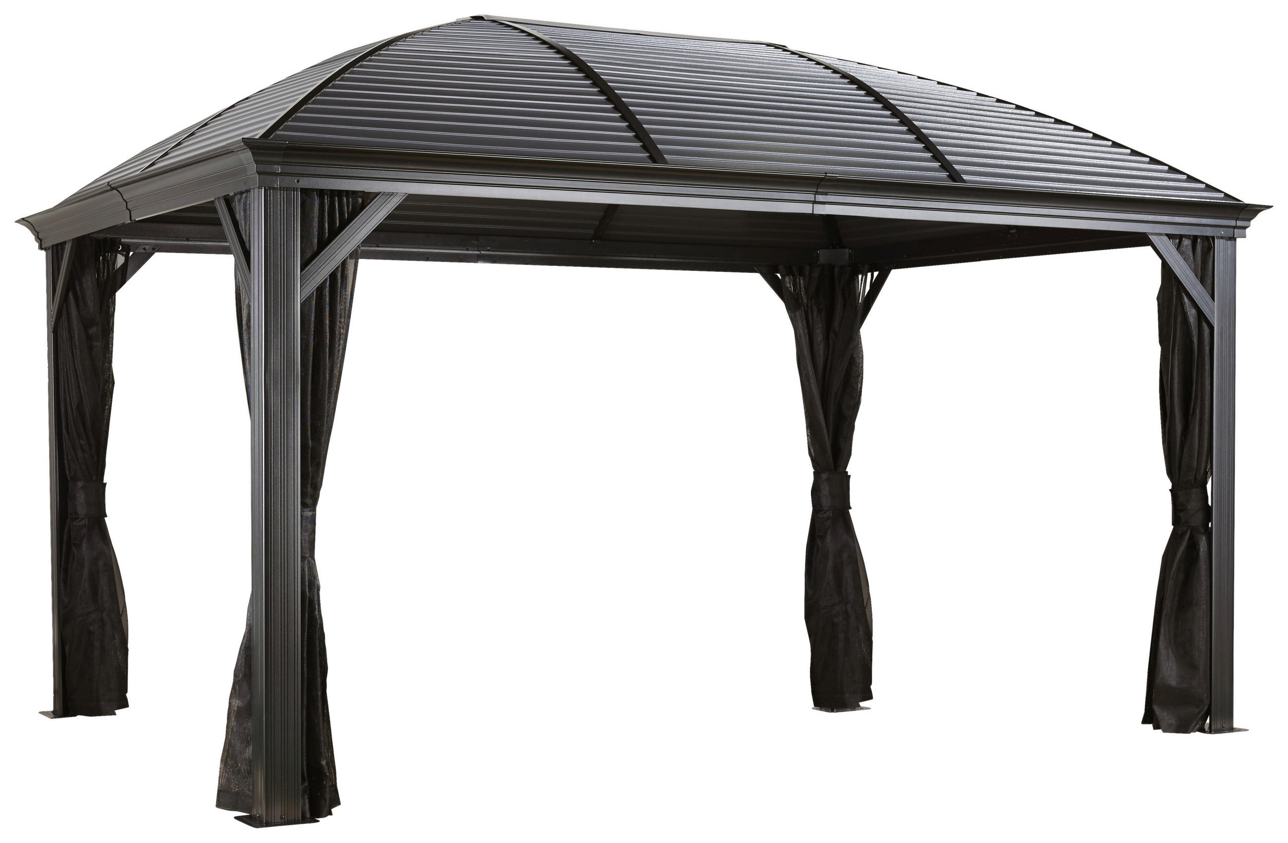 PAVILLON 423/283/298 cm   - Anthrazit, Basics, Metall (423/283/298cm)