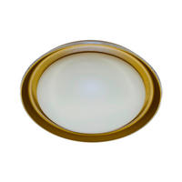 STROPNA LED-SVETILKA  Kora /2600 lm/4000 K// - zlate barve/bela, Basics, kovina/umetna masa (43/8,5cm)