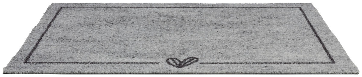 FUßMATTE  50/150 cm  Grau  - Grau, Basics, Kunststoff/Textil (50/150cm) - Esposa