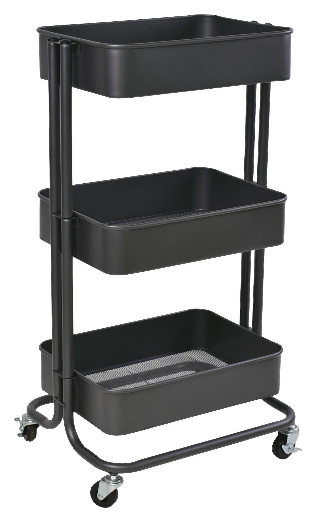 ALLZWECKWAGEN Dunkelgrau  - Dunkelgrau, Design, Metall (43/78,5/35cm) - home24