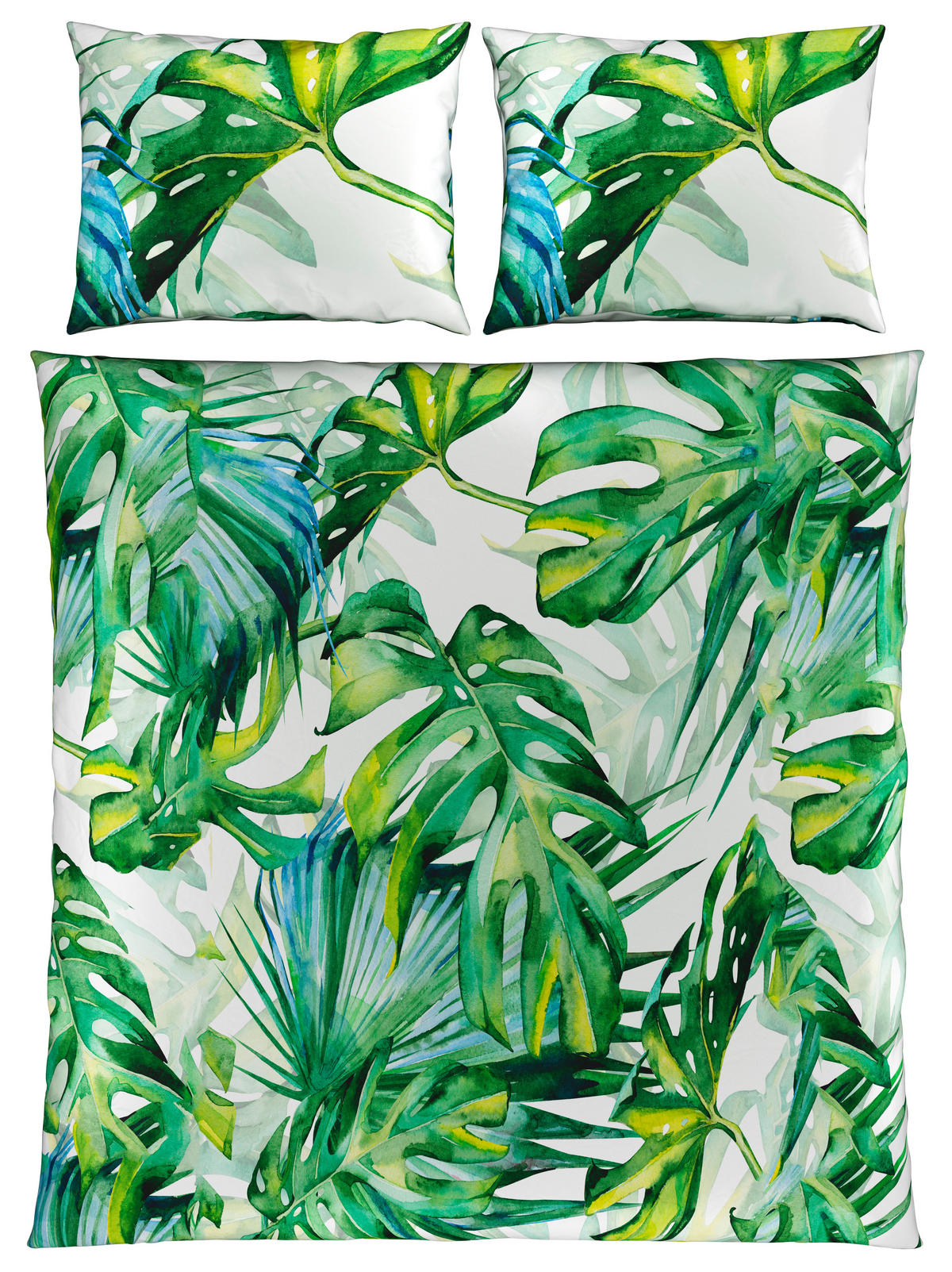 POSTELJNINA JUNGLE 220/240 cm saten večbarvno  - večbarvno, Konvencionalno, tekstil (220/240cm) - Esposa