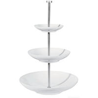 POSCHODOVÝ STOJAN GRANDE    - biela, Basics, keramika (47cm) - ASA
