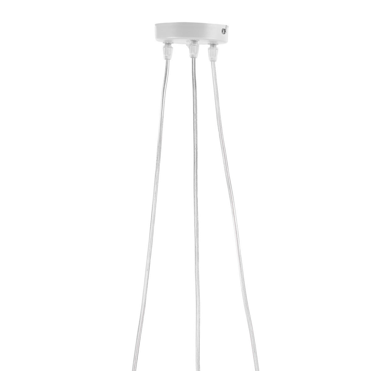 PENDELLEUCHTE 65/10/75 cm   - Weiß, Design, Metall (65/10/75cm)