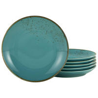 SPEISETELLERSET Türkis 27 cm  - Türkis, Trend, Keramik (27cm) - Creatable