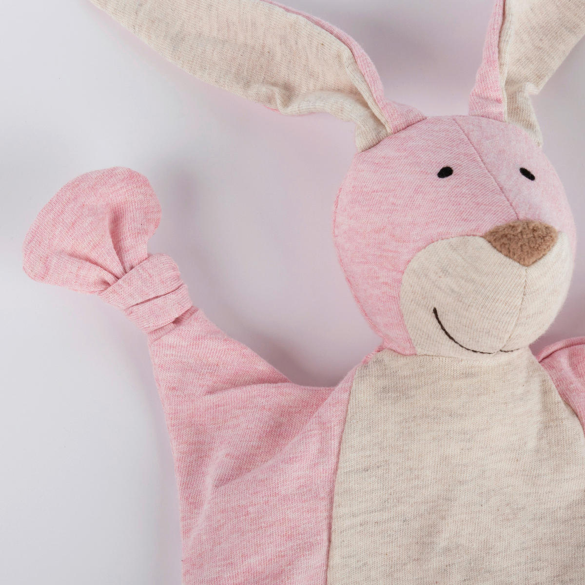 SCHMUSETUCH - Hellrosa/Weiß, Basics, Textil (22/26/9cm) - Sigikid