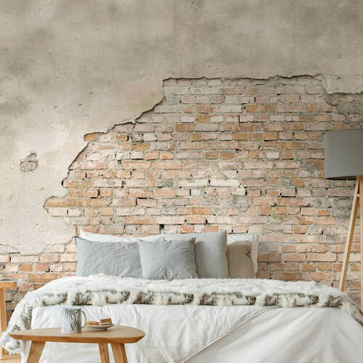 FOTOTAPET 300/300 cm  - brun, Basics, papper/plast (300/300cm)