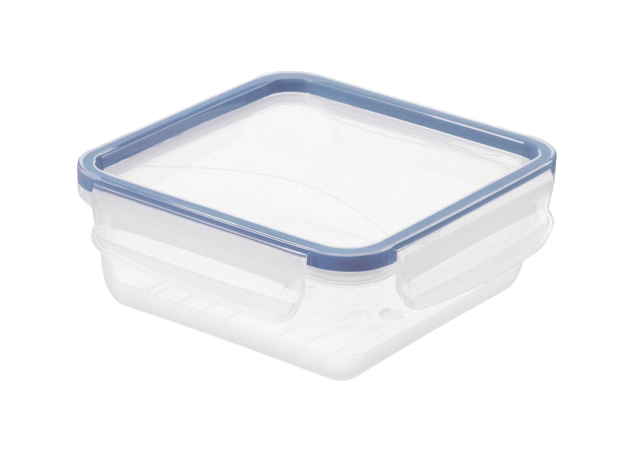 MATBEHÅLLARE 0,8 l  - blå/transparent, Basics, plast (16,1/16,1/6,1cm) - Rotho