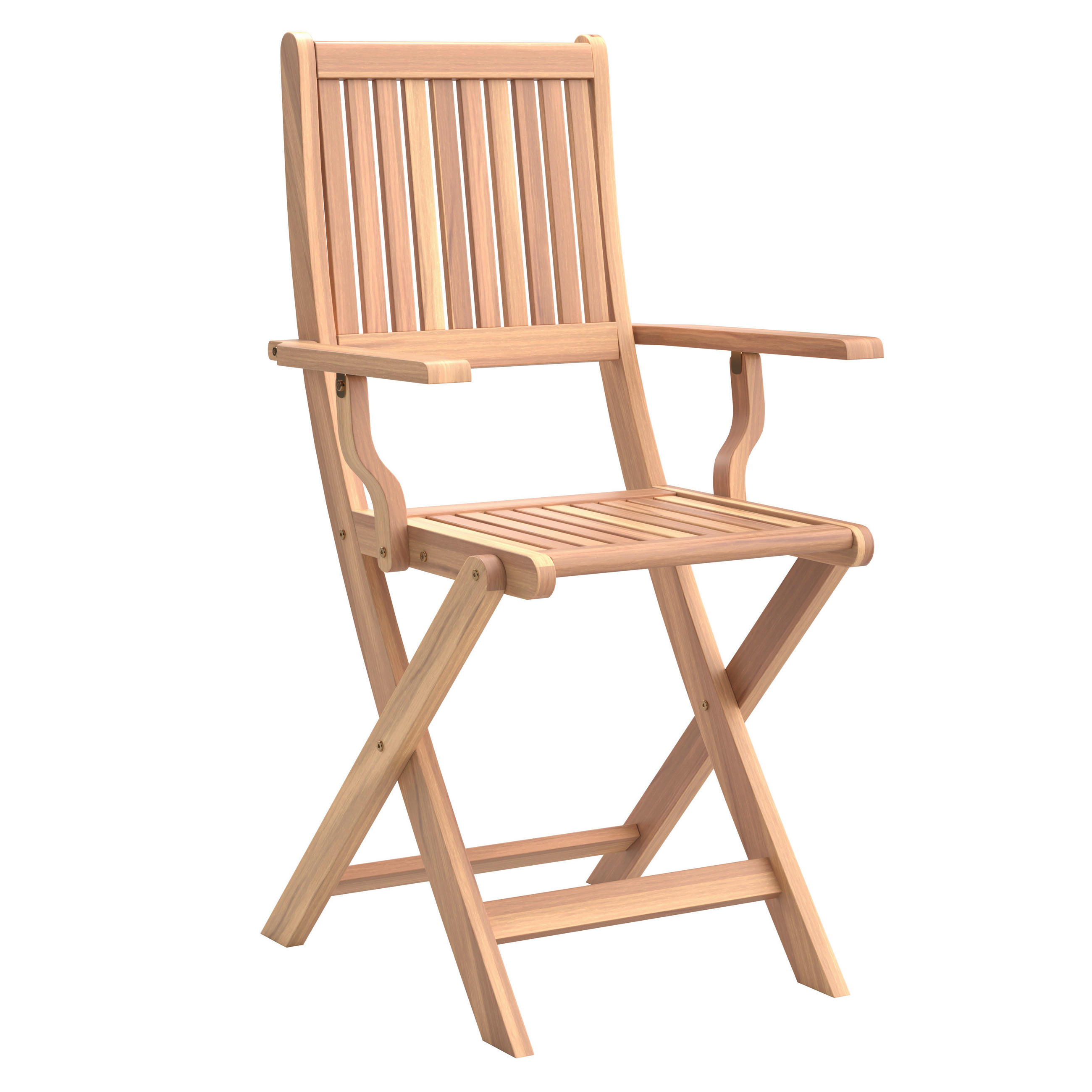 ZAHRADNÍ SKLÁDACÍ ŽIDLE, dřevo - barvy teak, Moderní, dřevo (60/92/52cm) - Beldano