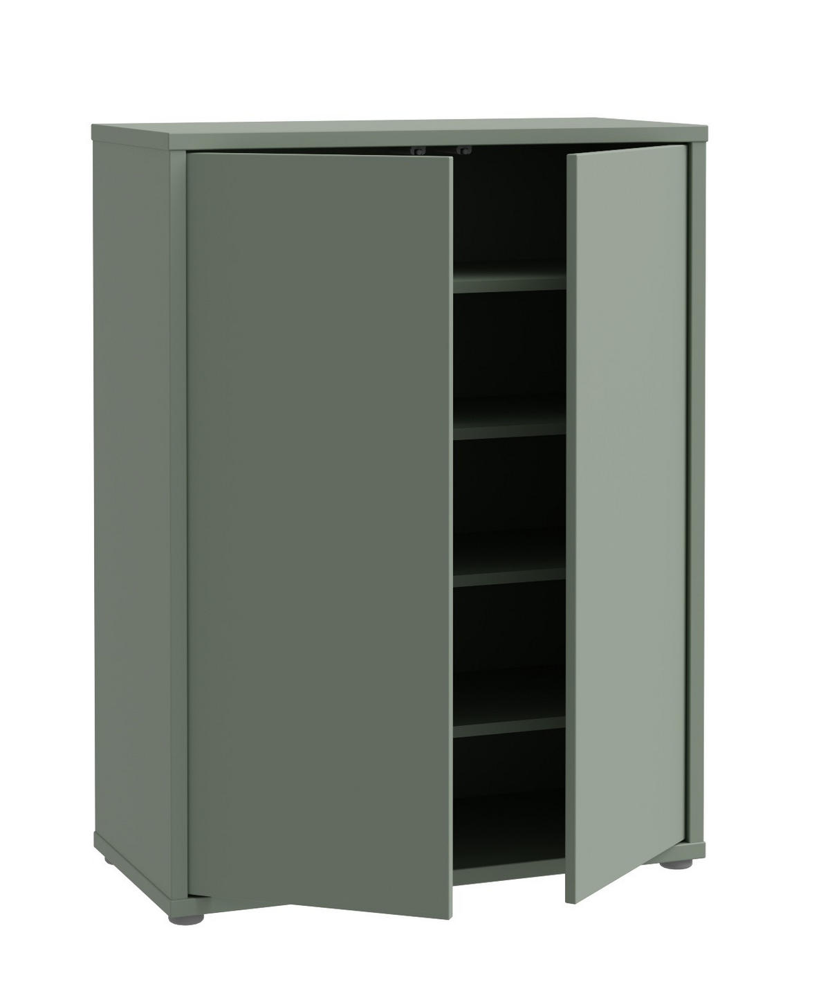 SCHUHSCHRANK Salbeigrün  - Salbeigrün/Grau, MODERN, Holzwerkstoff/Kunststoff (75/100/35cm) - Xora