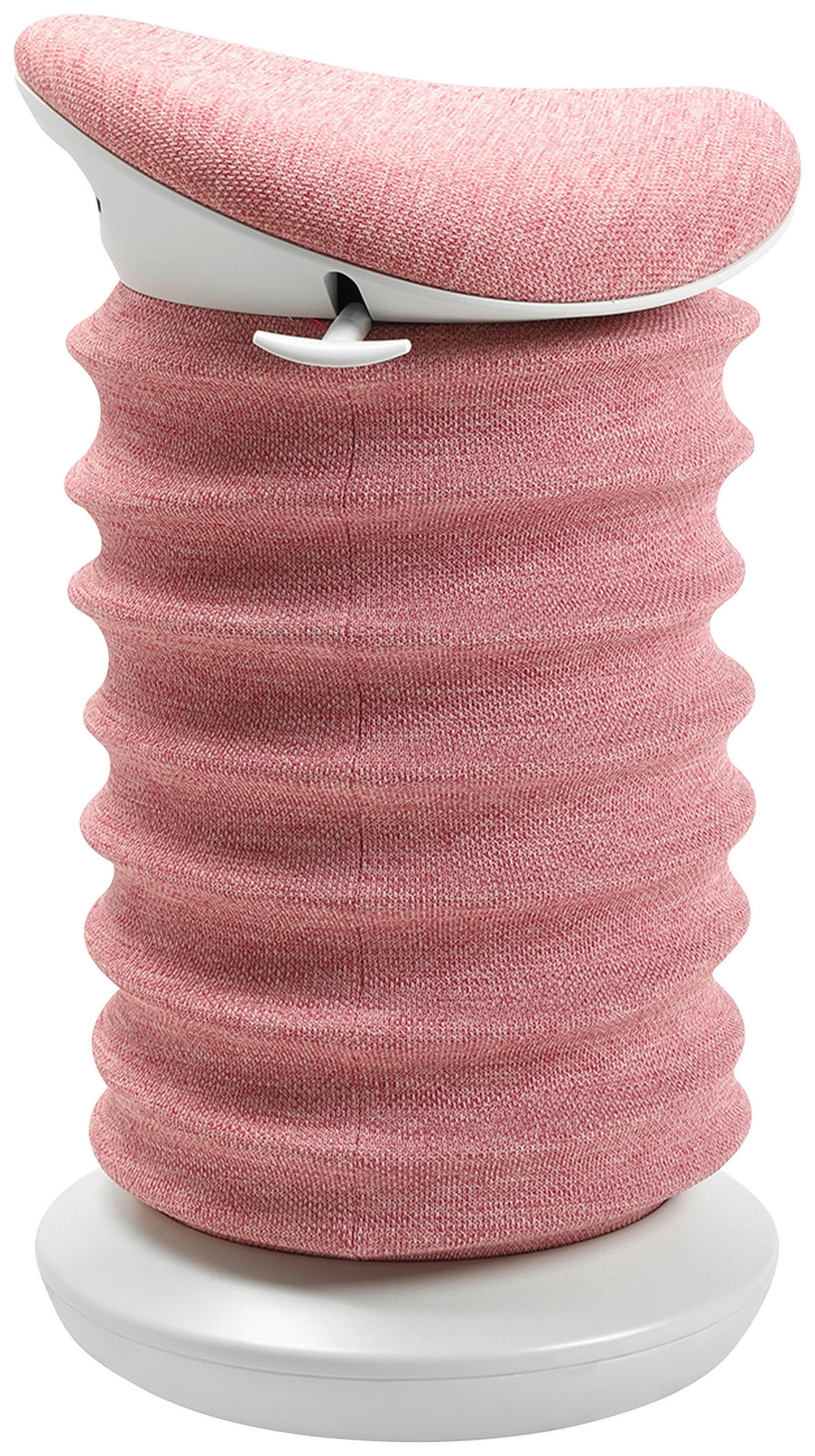 BÜROHOCKER 37,5/53-64/36 cm  - Rosa/Weiß, Design, Kunststoff/Textil (37,5/53-64/36cm) - Topstar
