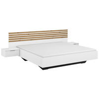 BETTANLAGE - Weiß/Eiche Artisan, MODERN (180/200cm) - Rauch Möbel