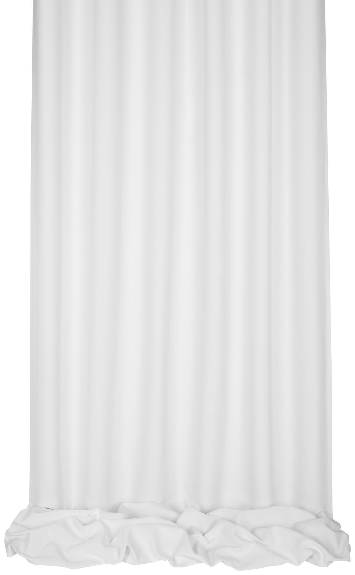 DEKOSTOFF per lfm blickdicht  - Weiß, KONVENTIONELL, Textil (140cm) - Esposa