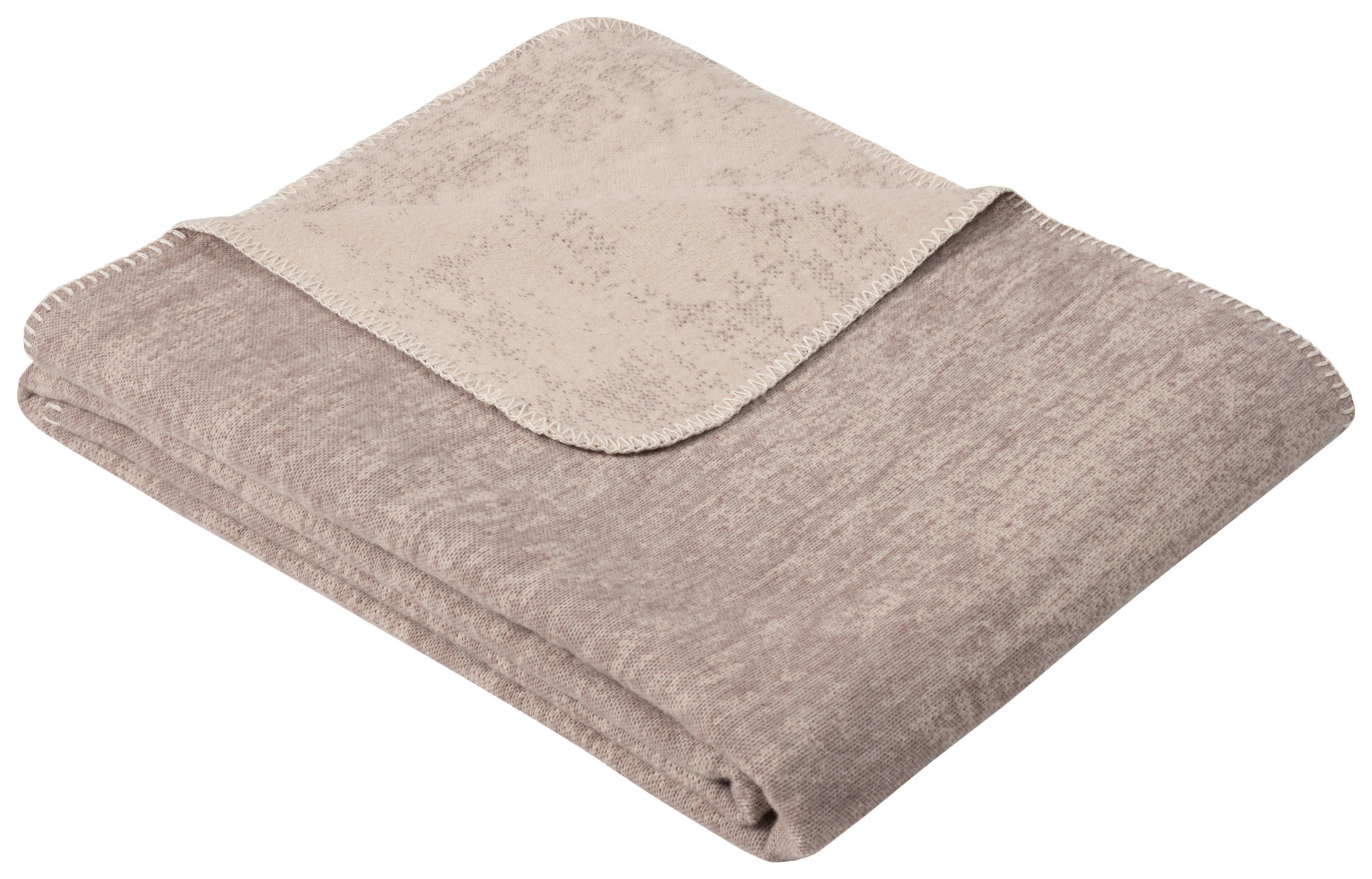 FILT 2845 Rom 130/180 cm  - brun/ljusbrun, Klassisk, textil (130/180cm) - Ibena