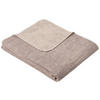 FILT 2845 Rom 130/180 cm  - brun/ljusbrun, Klassisk, textil (130/180cm) - Ibena