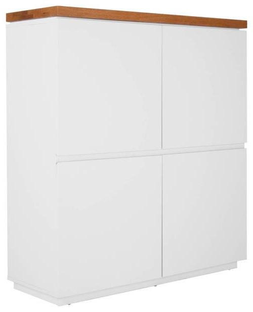 KOMMODE  in 113/123/40 cm  - Eichefarben/Weiß, MODERN, Holz/Holzwerkstoff (113/123/40cm) - Carryhome