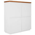 KOMMODE  in 113/123/40 cm  - Eichefarben/Weiß, MODERN, Holz/Holzwerkstoff (113/123/40cm) - Carryhome