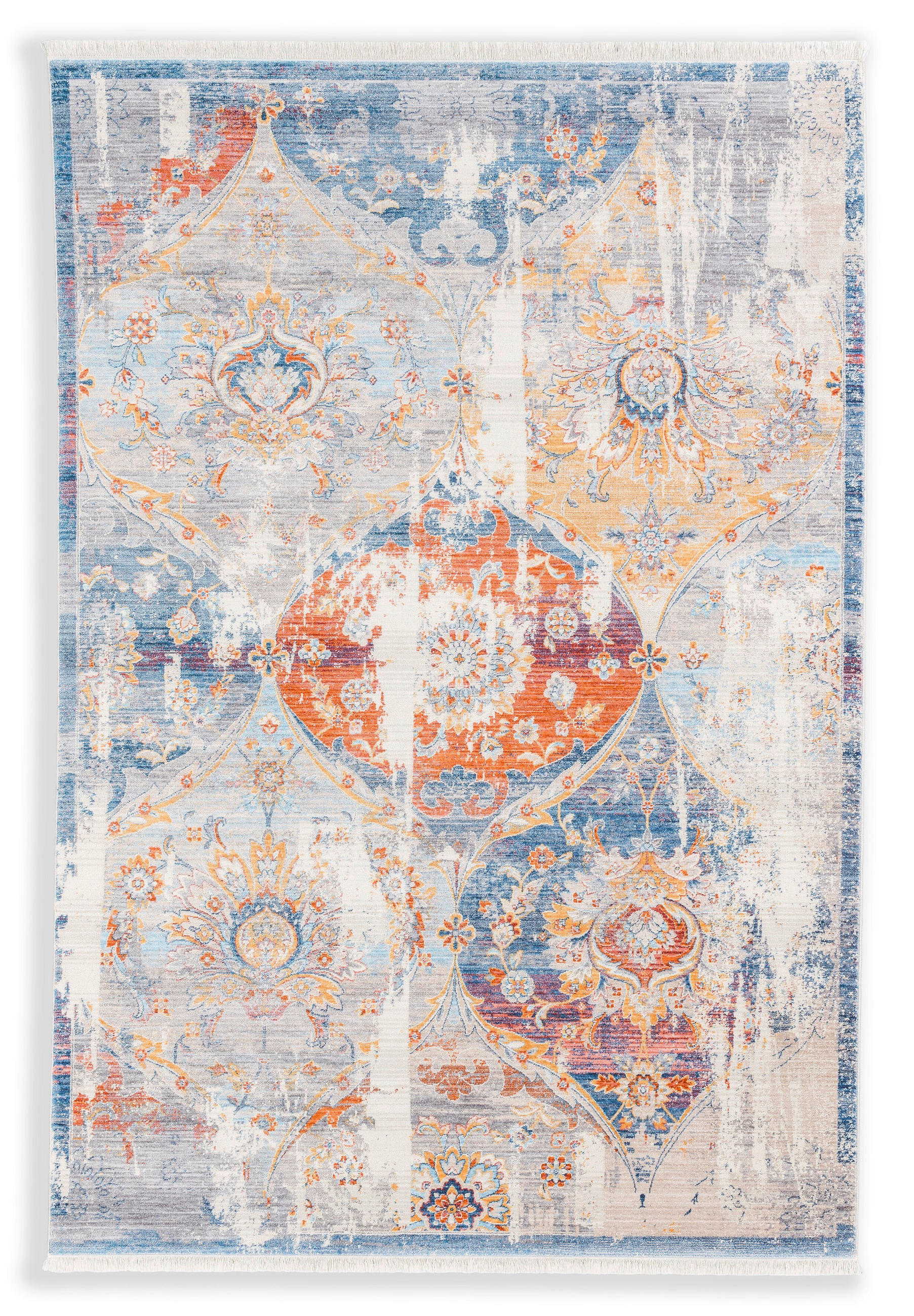 WEBTEPPICH Wohnzimmer 160/235 cm Mystik 6305/72 D.192 004 Silberfarben rechteckig  - Silberfarben, Basics, Textil (160/235cm) - Schöner Wohnen