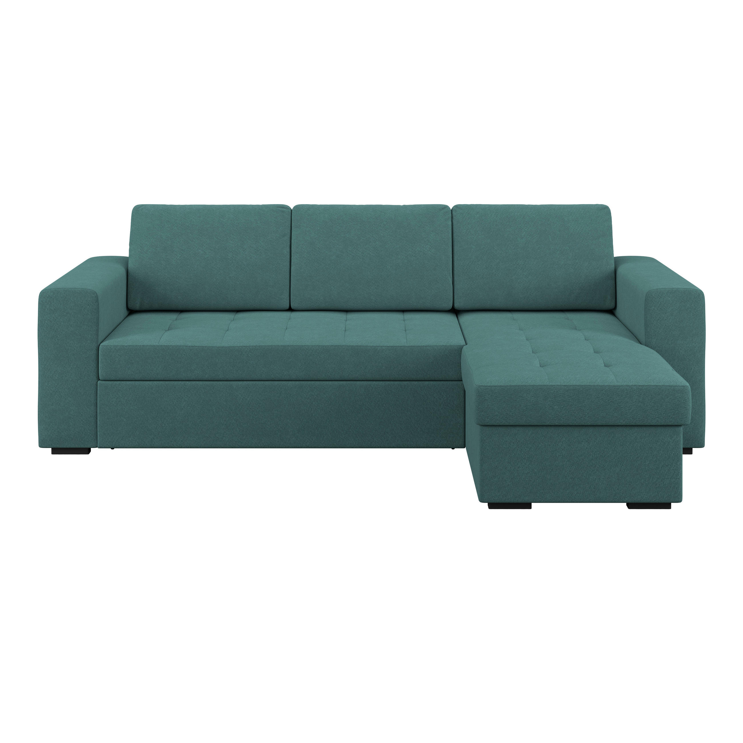 Ecksofa Jan Azurblau S: 247x155 cm