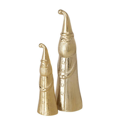 WEIHNACHTSFIGUR  - Goldfarben, Basics, Metall (12/6/40cm) - Boltze Home