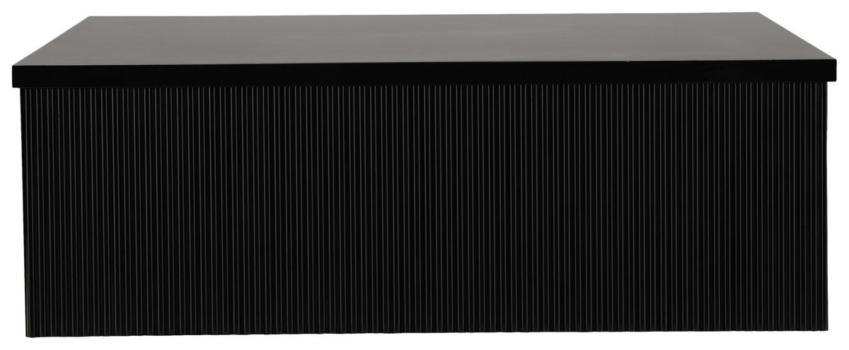 COUCHTISCH 90/90/30 cm rechteckig Schwarz  - Schwarz, Design, Holzwerkstoff (90/90/30cm) - Livetastic