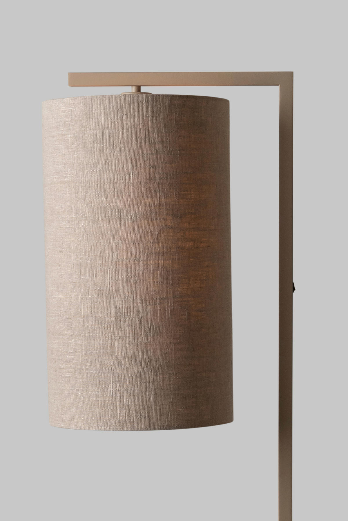 STEHLEUCHTE 30/160 cm    - Sandfarben/Beigebraun, Design, Textil/Metall (30/160cm) - It's about Romi
