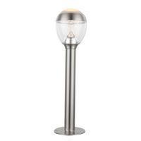 POLLERLEUCHTE 15/59 cm  - Dunkelgrau, Design, Kunststoff/Metall (15/59cm) - Globo