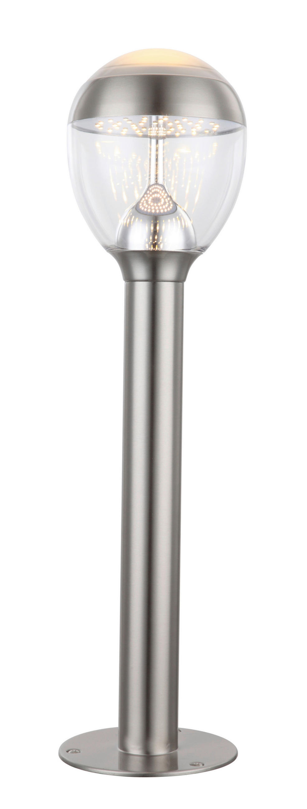 POLLERLEUCHTE 15/59 cm  - Dunkelgrau, Design, Kunststoff/Metall (15/59cm) - Globo