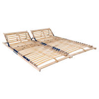 LATTENROSTSET 180/200 cm Kopfteil, Mittelzone verstellbar, Birke  - Birkefarben, Basics, Holz (180/200cm) - Boxxx